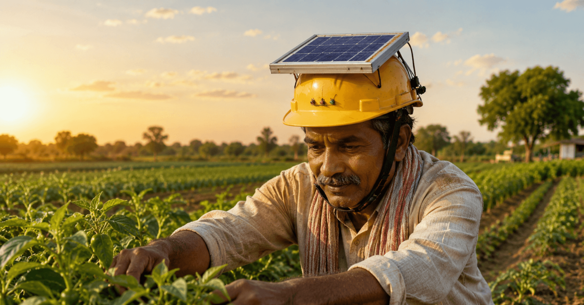 Solar Helmet: A Smart Safety Solution for Farmers